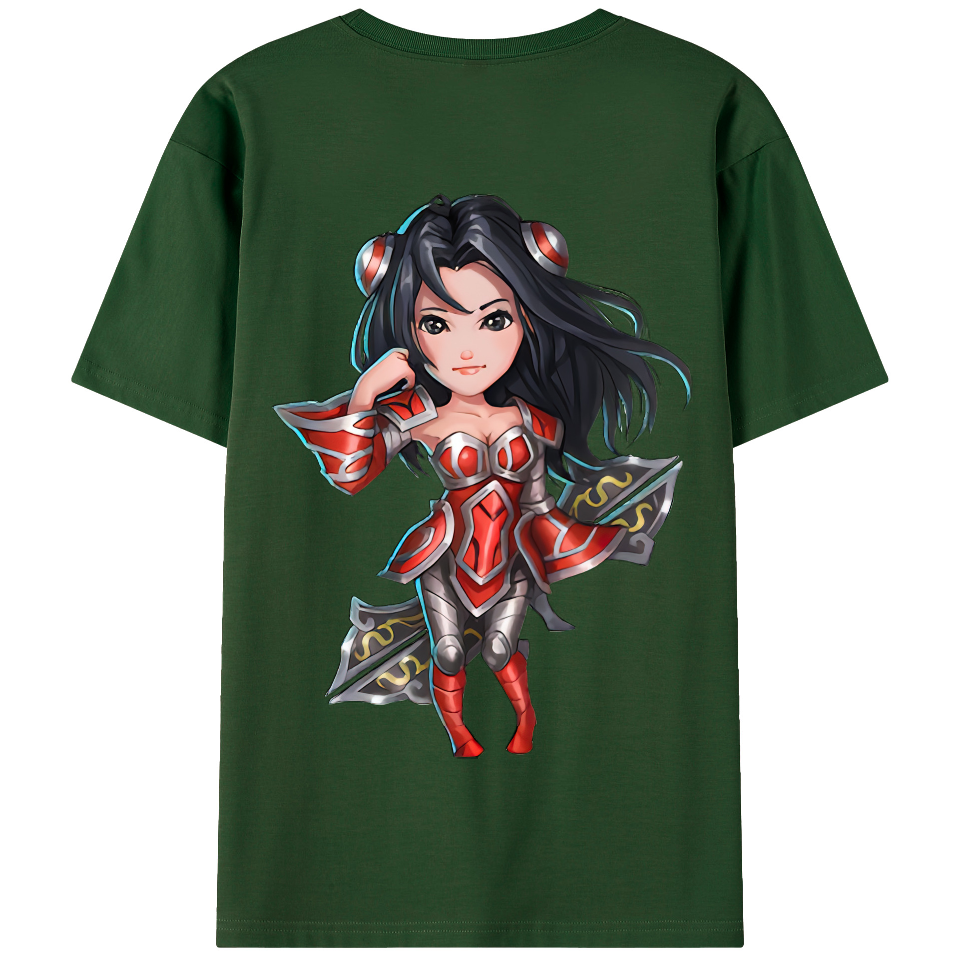リーグ・オブ・レジェンド League of Legends LOL 綿100％半袖Tシャツ（背面プリント）